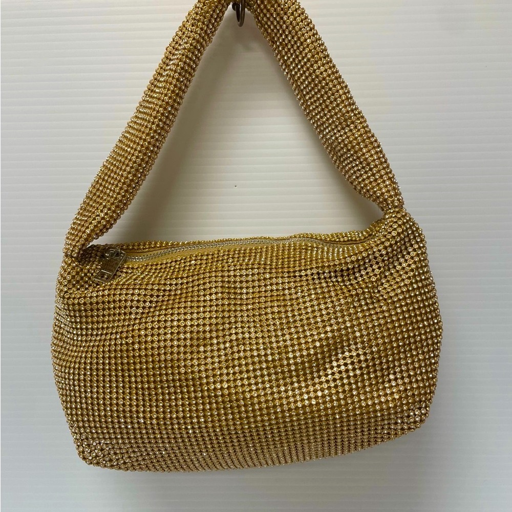 Kimchi Blue Rhinestone Bag in Gold - Picture 5 of 10